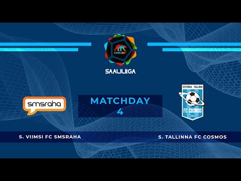 Viimsi FC Smsraha - Tallinna FC Cosmos. Coolbet Saaliliiga. MD 4. Live stream