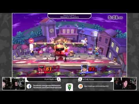 S4@GU 1-5 (Winners Quarters): FoH Raffi-x vs #THE False (Ryu/Sheik)