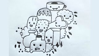 Simple Doodle Art | Fun & Easy Doodling for Kids & Beginners 🖍️