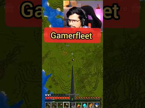 Viral Minecraft Water Bucket Challenge: Gamerfleet vs Me #shorts #viral #minecrafta