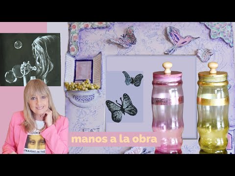 Manos a la Obra TV 2022 Programa 31 Pintar Vidrio - Marco de espejo con sellos - Pintar Cuadros