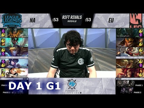 NA vs EU - Show Match ft. Dyrus, Reginald, xPeke, Ocelote & more | Rift Rivals 2019