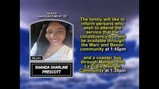 Shanda Sharline Prescott ~ Short Obituary