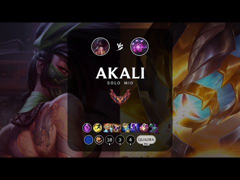 Akali Mid vs Vel'Koz - EUW Grandmaster Patch 13.3