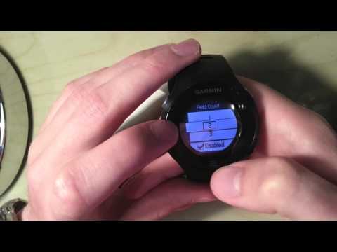 Garmin Forerunner 610: Training Pages Setup