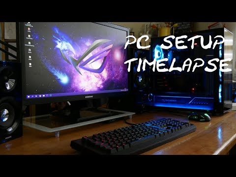 PC Setup Timelapse build | CineCam Studios