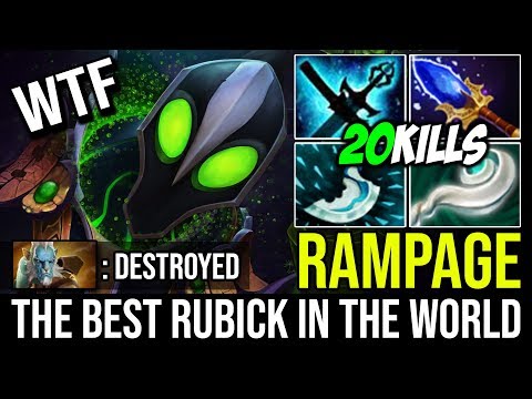 World Best Rubick Ever - Epic Pro Mid Rubick RAMPAGE 20Kills AMAZING PERFORMANCE BY GUNNAR DOTA 2