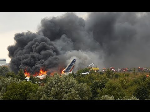 Авиакатастрофы ( НЕ ДЛЯ СЛАБОНЕРВНЫХ ! ) просто жесть !!!