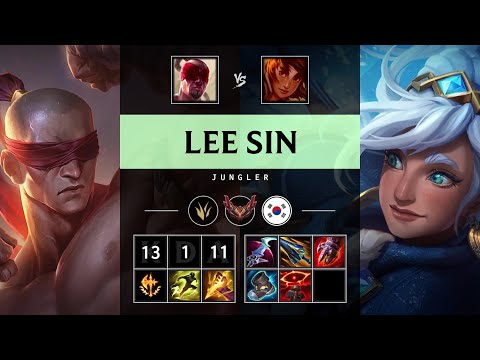 Lee Sin Jungle vs Taliyah - KR Grandmaster Patch 25.15