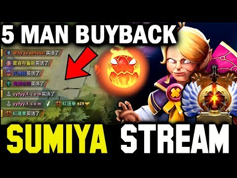 Intense 5 Man Buyback Crazy Game | Sumiya Invoker Stream Moment #1109