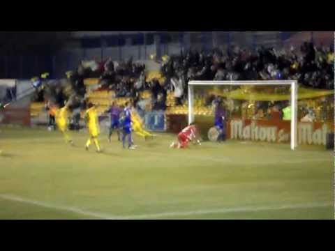 GOL DE NAGORE  ! ! ! A.D.ALCORCON Vs LEVANTE COPA DEL REY