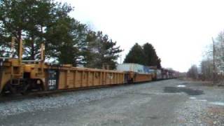 preview picture of video 'CP 165 at Dupont, PA 2/28/09'