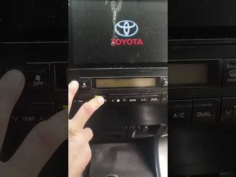 Тойота. Самодиагностика климат-контроля.
