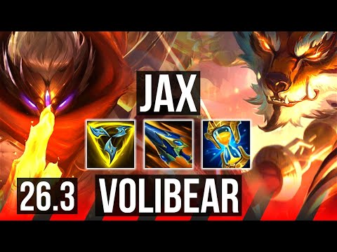 JAX vs VOLIBEAR (TOP) | KR Master | 26.3