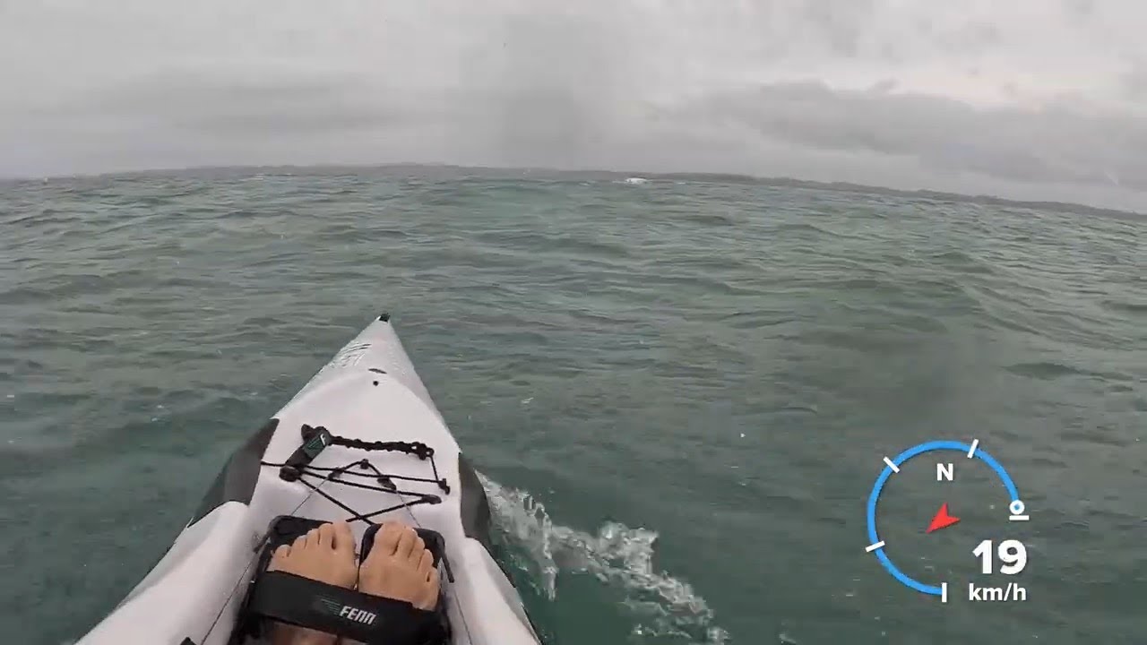 Surfski downwind