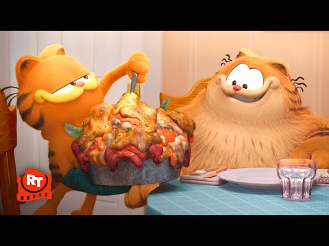 The Garfield Movie (2024) - Garfield Cooks a Disgusting Dinner