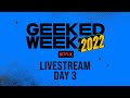 Netflix Geeked Week 2022 Day 3 Livestream (Animation) | Summer of Gaming
