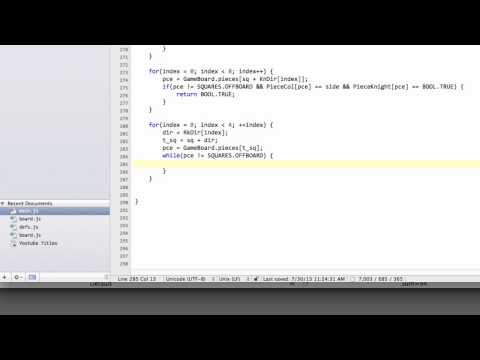 Programming A Chess Engine In Pure Javascript Part 18 - Is A Square Attacked #2