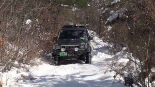 preview picture of video 'Snowy road - Gyeongju korea-Galloper OffRoad(경주 춘설 재도전3-3)'