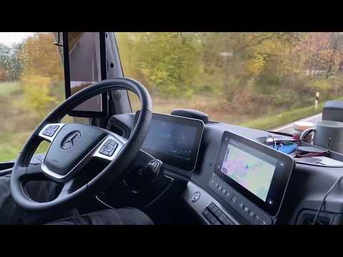 Mercedes Benz new Actros MP5 2019 Active Drive Assist (fast) autonomes fahren PPC Trucker Anleitung