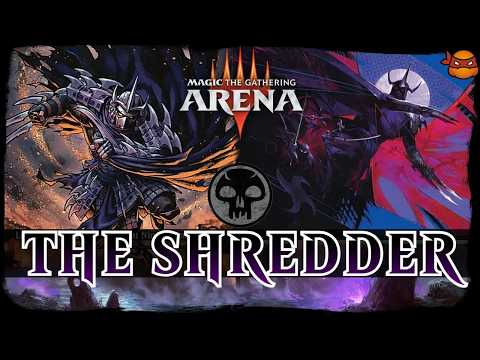 SUPER SHREDDER | MTG Arena MONO BLACK AGGRO Sacrifice TMNT Standard Deck
