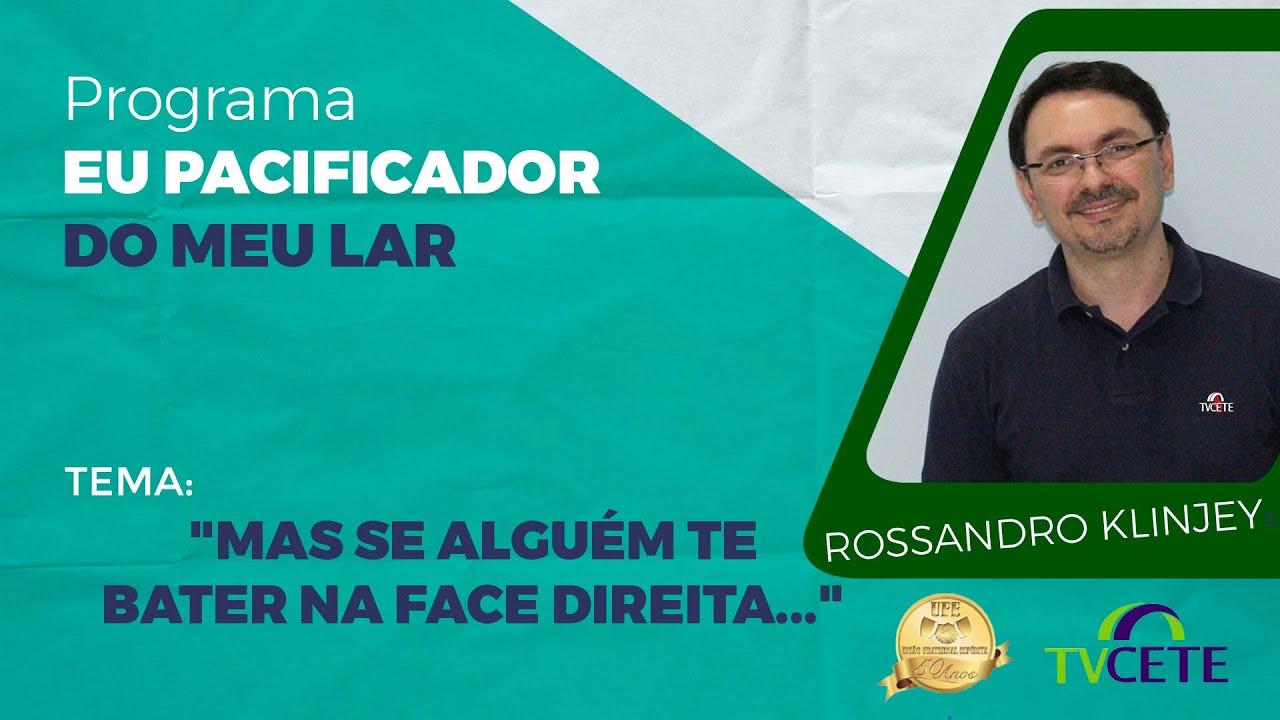 Rossandro Klinjey -  "Mas se alguém te bater na face direita..."