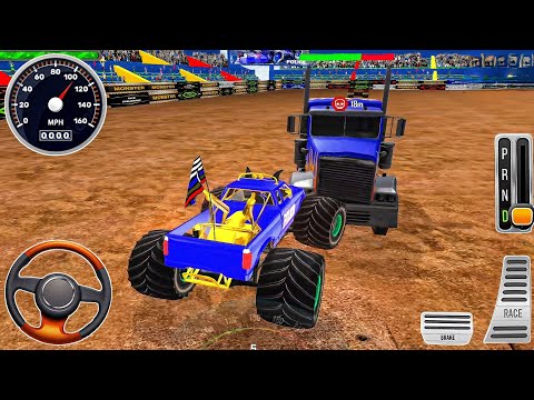 Police Monster Truck Mega Ramp Derby Racing - Impossible Car Stunt Driver 3D : Android GamePlay