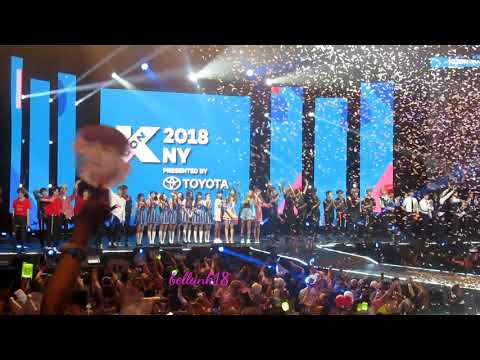 180624 Ending stage Day 2 KCON NY 2018(Wanna One, NCT 127, EXID, Golden Child, Fromis_9)
