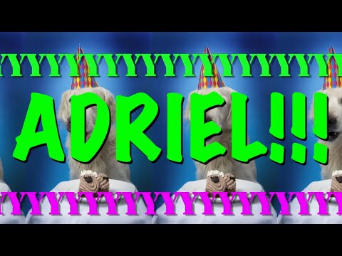 HAPPY BIRTHDAY ADRIEL! - EPIC Happy Birthday Song