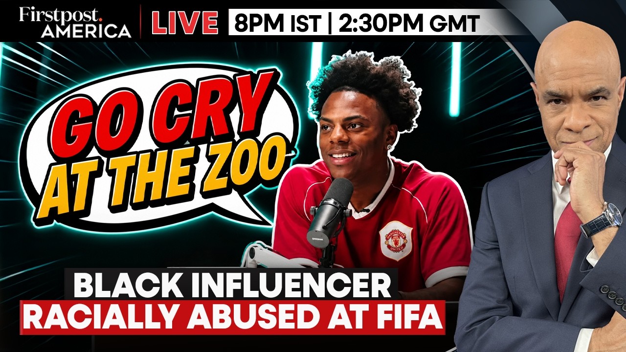 LIVE: Racism Floods FIFA: YouTuber iShowspeed Asked To ‘Go Cry At The Zoo’ | Firstpost America