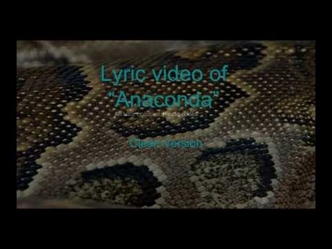Anaconda Clean Lyrics