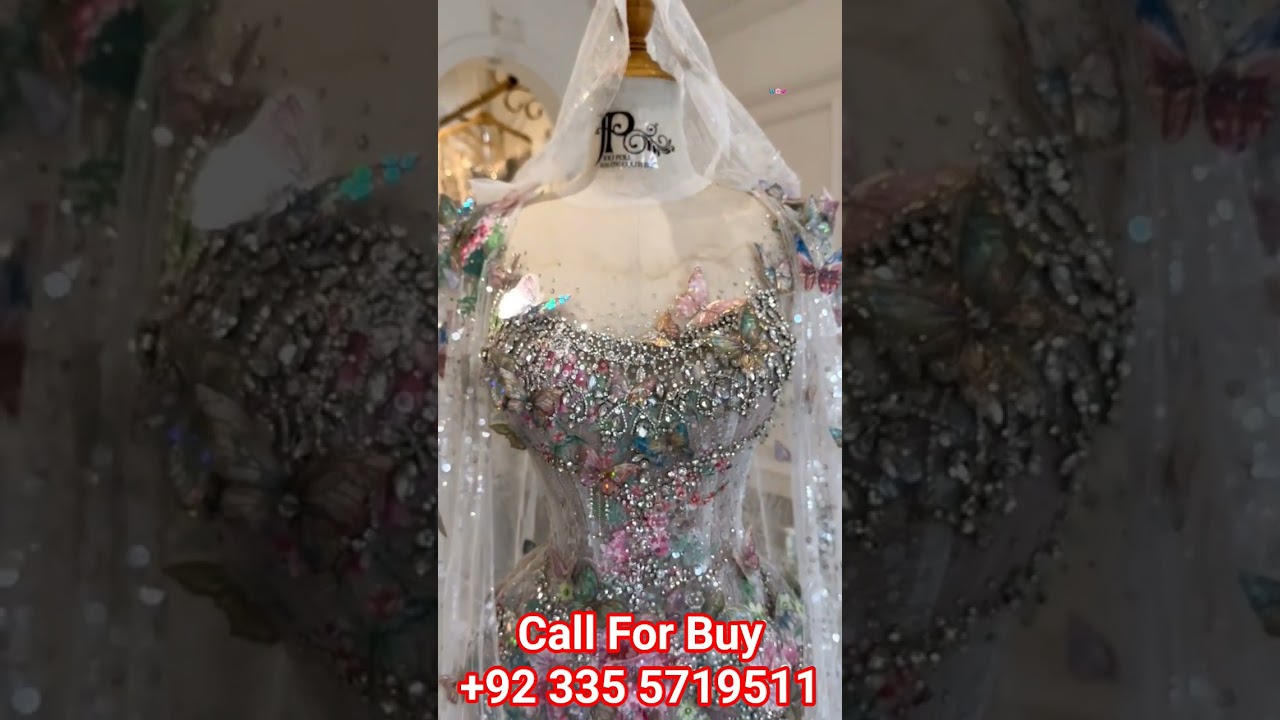 Fall in Love with This 2025 Beige Flower Bridal Dress 👰🌸 #QueenFashio