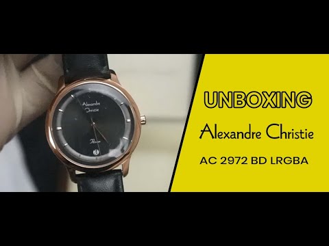 UNBOXING JAM TANGAN ALEXANDRE CHRISTIE / Alexander Christie AC 2972 BD LRGBA - JAMTANGANORIGINAL