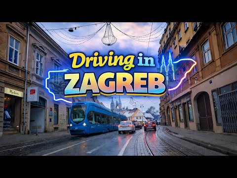 Driving in Croatia 🇭🇷 | Zagreb 4K POV Drive | Scenic City Roads