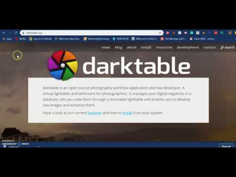 Darktable Tutorial - EDCT 2030
