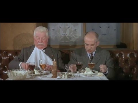 Louis de Funès : Le Tatoué (1968) - Manger des tripes sans cidre
