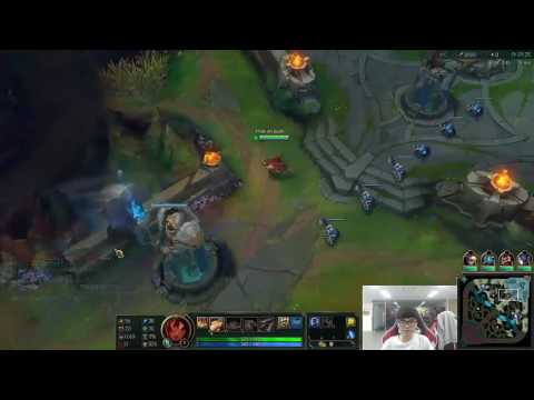 SKT T1 Faker Stream   Taliyah vs LeBlanc   MID 1