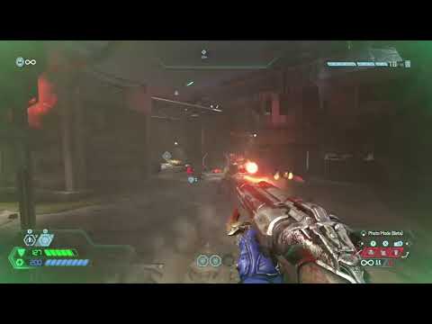 Doomguy tragically falls to his death after accidentally boosting off a slope