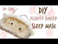 DIY SHEEP SLEEP MASK | NO SEW EASTER GIFT 2017