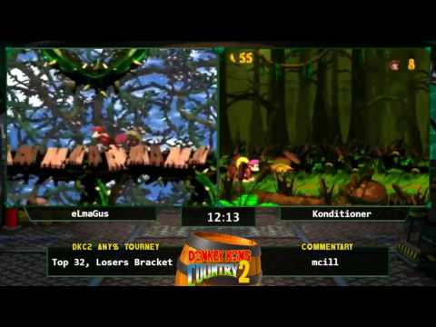 eLmaGus vs Konditioner - Donkey Kong Country 2 Any % Tournament 2016
