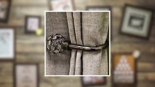 Curtain Pole Guide: Hold Backs