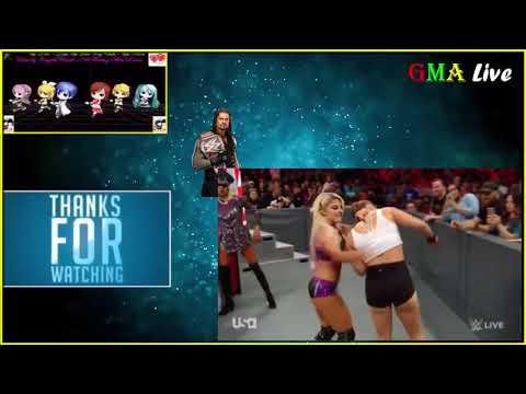 Ronda Rousey Natalya Vs Alexa Bliss Mickie James Wwe Raw 10 September 2018