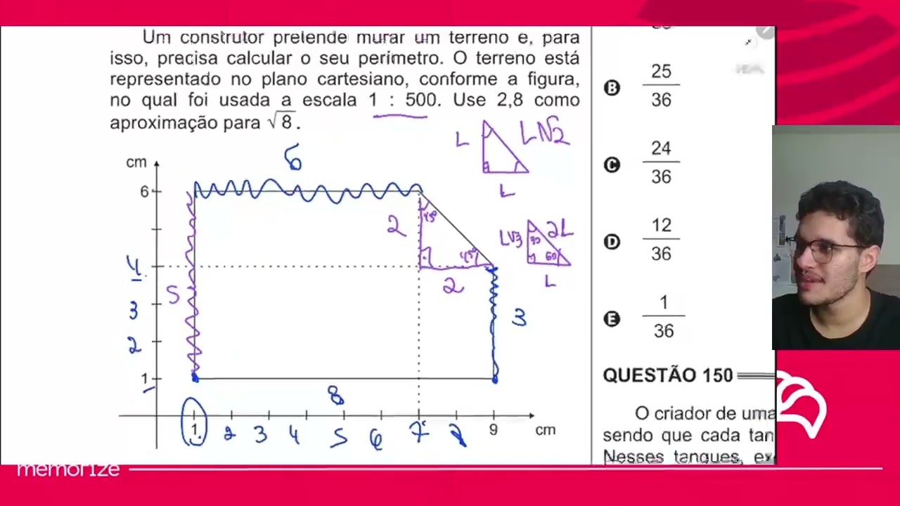 Resolução em Vídeo — Questão 148 ENEM 2014 PPL