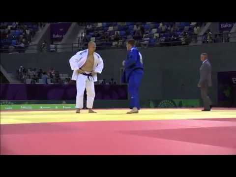 Henk Grol vs Benjamin Fletcher European games Baku 2015