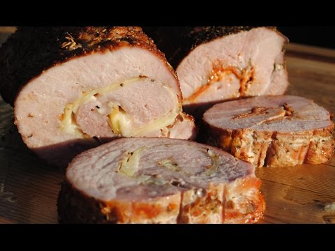 Smoked Stuffed Pork Sirloin Roast