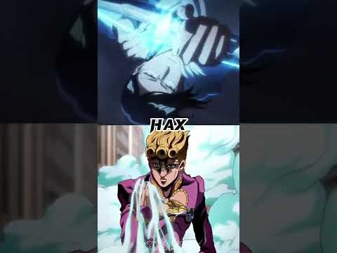 Uryu (TYBW) vs Giorno (GER) #bleach #jojosbizarreadventure #goldenwind #shorts #whoisstrongest