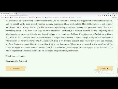 Śrīmad-Bhāgavatam 3.25.13 by Srila Prabhupada
