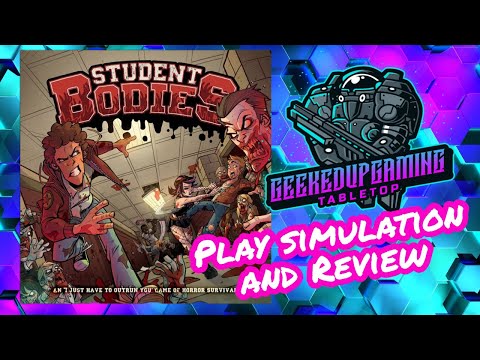 Student bodies “Review, play simulation, component overview” with Geekedupgaming