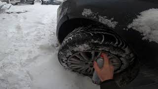 What to do if the handbrake is frozen snow