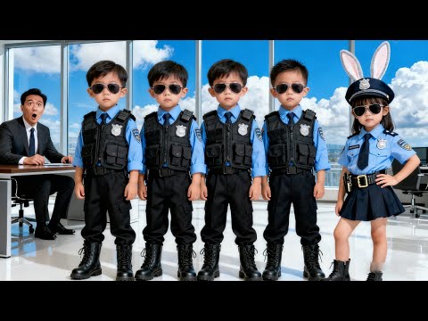 4 enfants de 5 ans, gardes du corps du PDG : ses sosies ! L’ADN sidère. 😱